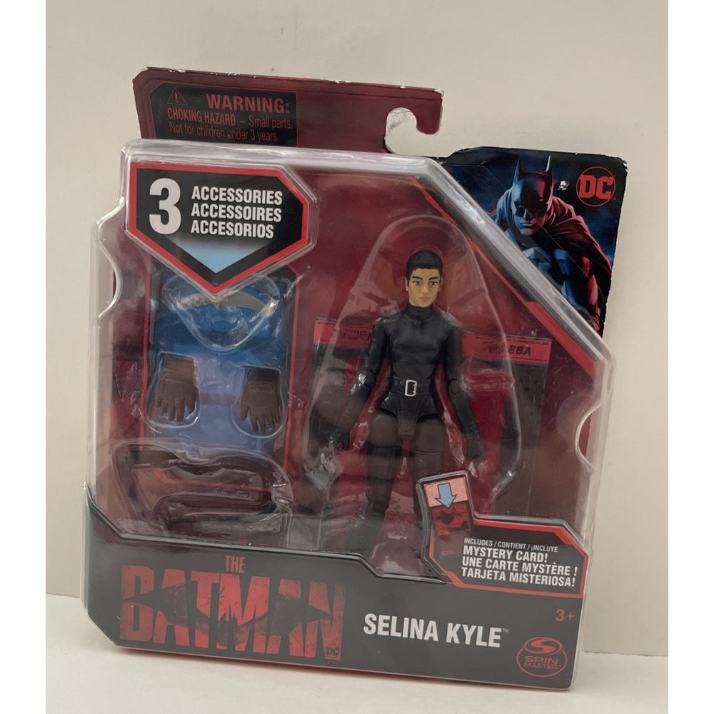 The Batman - Unmasked Selina Kyle 4" Action Figure w/ Accessories